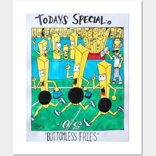 Bottomless Fries Posters and Art